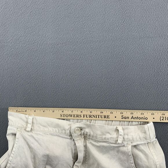 YFB Young Fabulous & Broke Cargo Pants Womens Large Beige Elastic Waist Utility - Picture 8 of 16